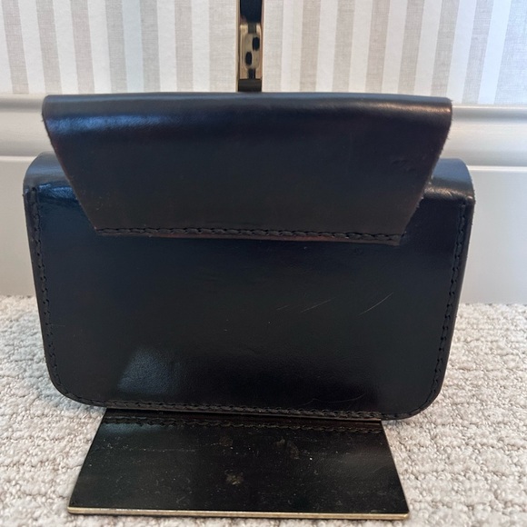 Vintage Ibiza Leather Belt Bag Chocolate Brown Gold Hardware - Picture 2 of 11